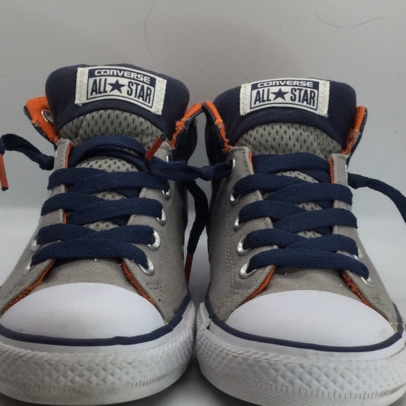 Youth Converse canvas slip ons with laces - Picture 3 of 14